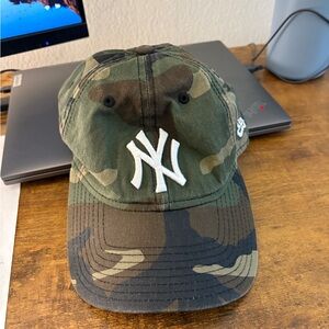 New Era Camo Yankee Hat